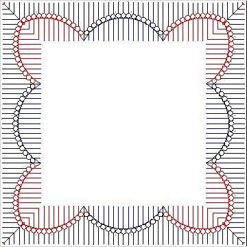 (image for) Beaded Keys Border and Corner-L04454* - Click Image to Close